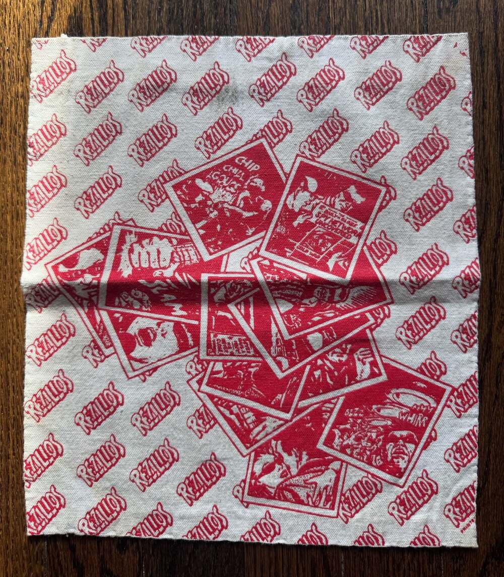 VINTAGE Can’t Stand The Rezillos 10.25” x 11.75” BACK PATCH BRITISH PUNK ROCK